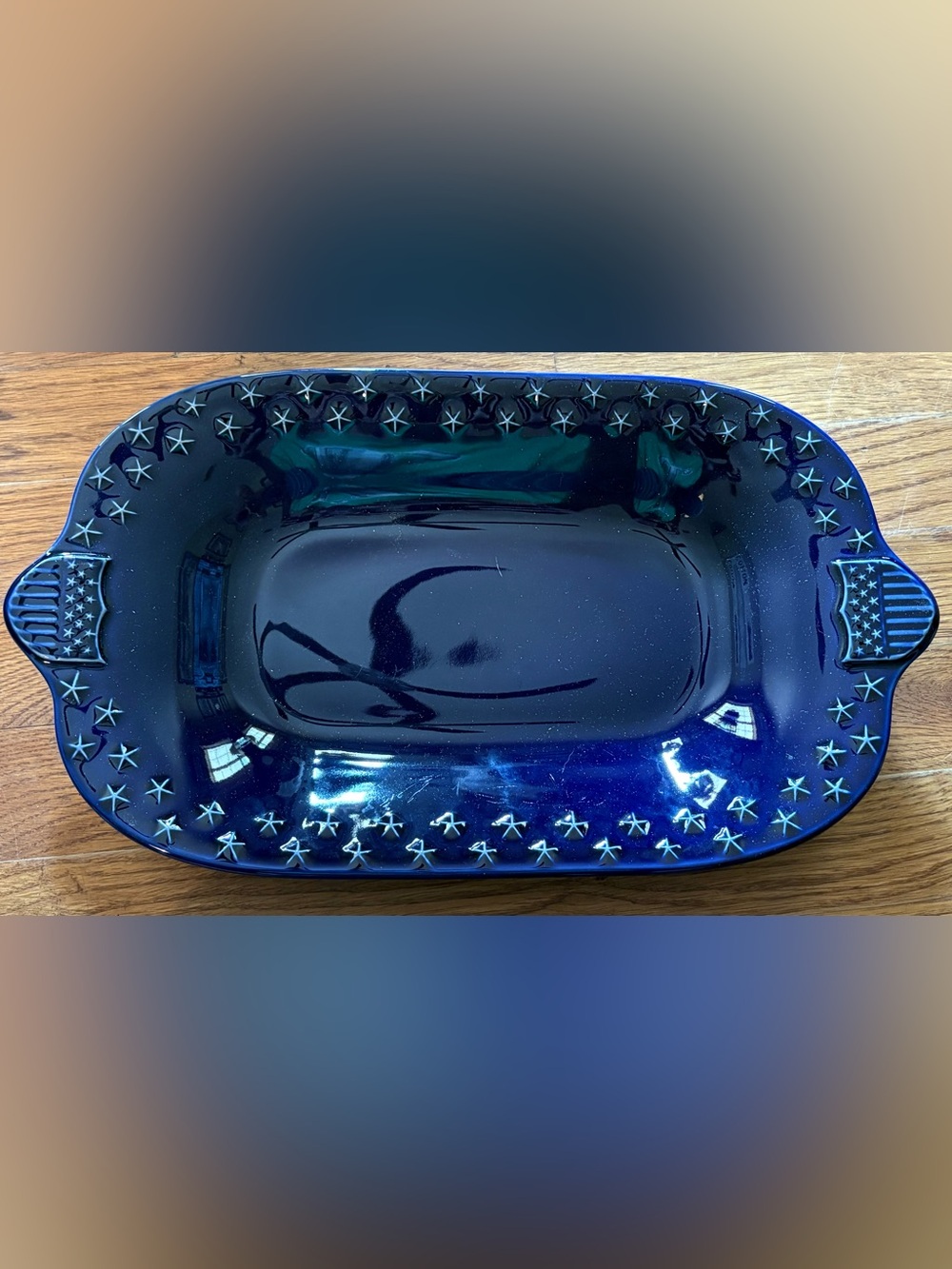 Longaberger Pottery “Proudly American” Platter